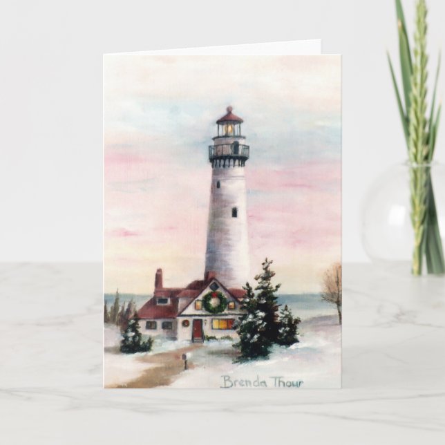 Julljus, tomt kort (Framsida)