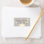 Julljus Två Typsnitt Adressetiketter<br><div class="desc">Adressetiketter för julljus. Använda som returadress eller skriv ut egna etiketter för leverans/utskick. Skriptteckensnitt för namn,  eller namn,  längst upp,  med upp till tre linjer för adress. Välj mellan tre storlekar.</div>