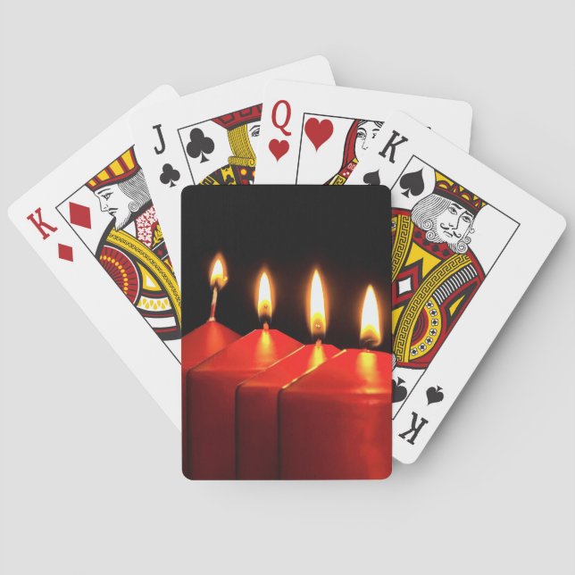 Julljus Vätskeandekrans Casinokort (Baksidan)