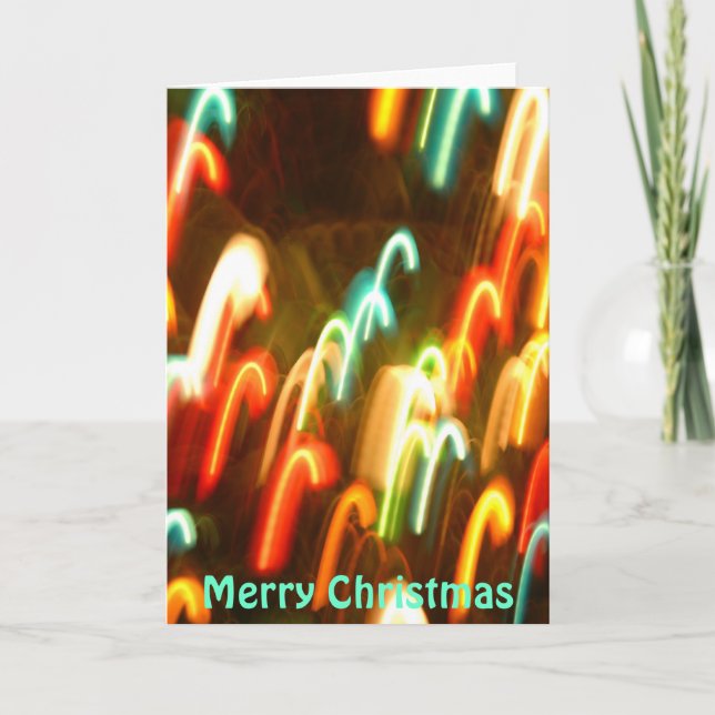 Julljuscandy cane helgkort (Framsida)