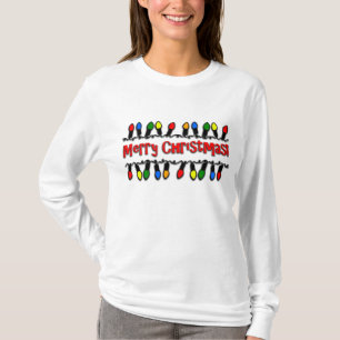 Julljuskvinna Lång-Muff T-tröja T Shirt