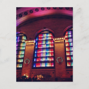 Julljusshow i Grand Central Station, NYC Helg Vykort