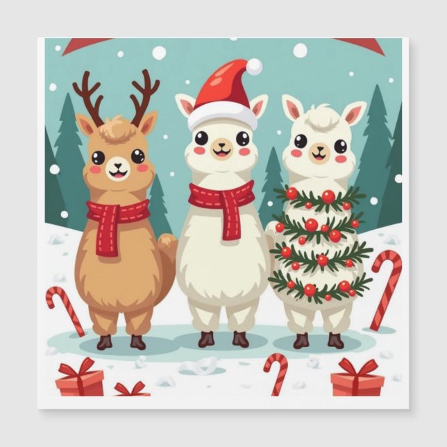 Julllamaparad  (Framsida)