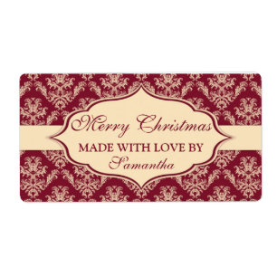 JulMade med Kärlek-etiketter, Personlig Fraktsedel