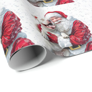 Julmagi är en Hund Wagging Svan och Santa Presentpapper