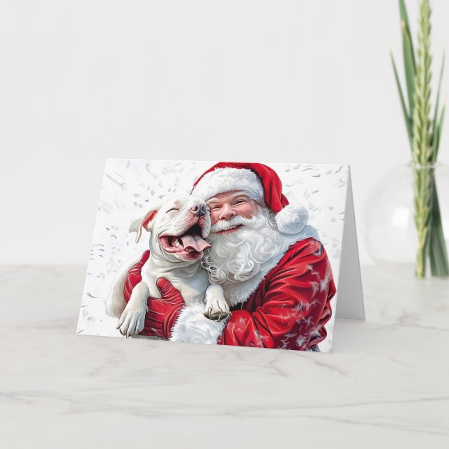 Julmagi är en Hund Wagging Svan och Santa Program (Framsida)