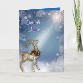 Julmagic Reindeer Helgkort
