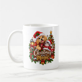 Julmagin – Söt Hund & Katt Julkaffe Kaffemugg