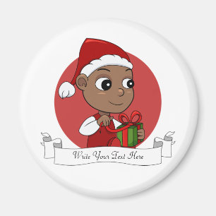 Julmagnet baby tecknad magnet