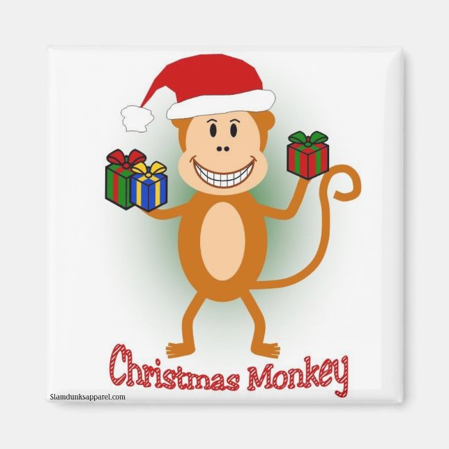 Julmagnet Monkey Magnet (Framsidan)