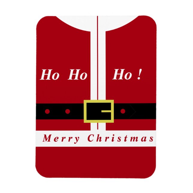 Julmagnet Santa Gifts - roligt Magnet (Vertikal)