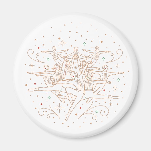 Julmagnetens tionde dag magnet (Framsidan)