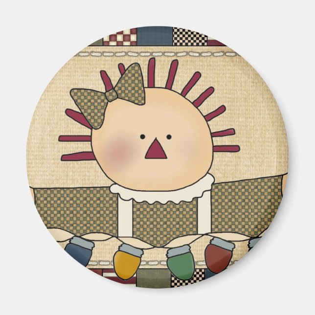 Julmagneter: Simple Joys Annie Magnet (Framsidan)