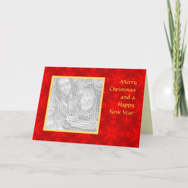 julmall för Santa Snö Helgkort (Framsida)