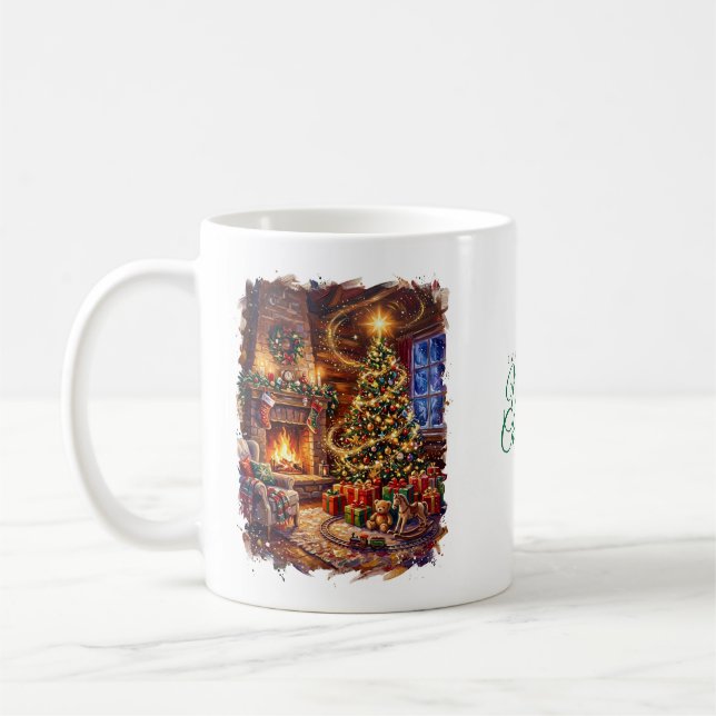 Julmålning Mugg (Vänster)