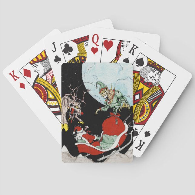 Julmardrömmar Bicycle® Poker Spelkort (Baksidan)