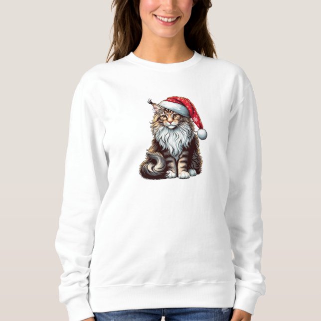 Julmarinkatten, jultomtekoks t shirt (Framsida)