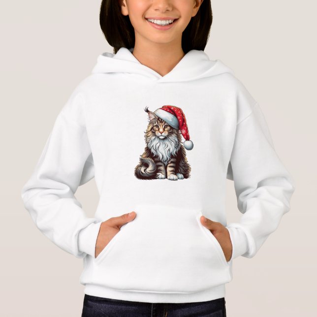 Julmarinkatten, jultomtekoks t shirt (Framsida)