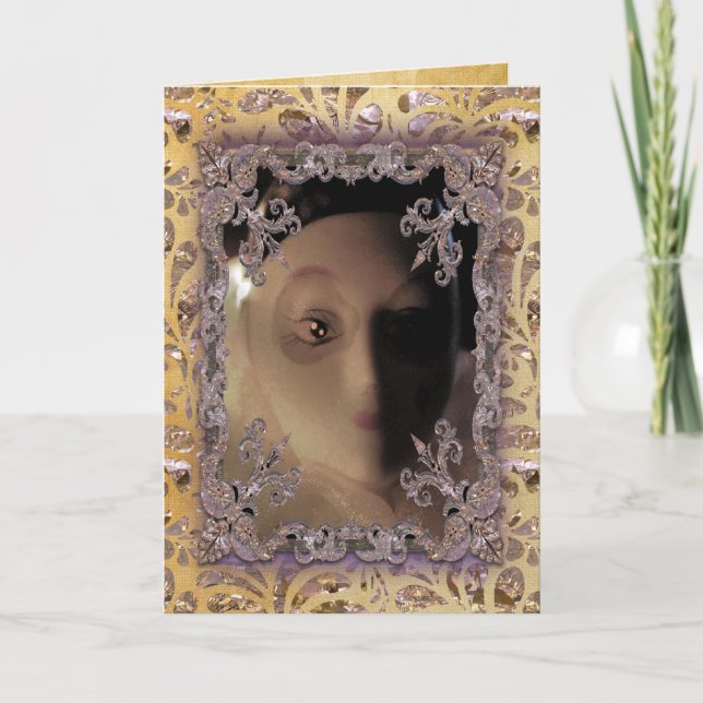 JulMarionetteVictorian Helgkort (Framsida)