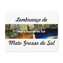 Julmarkkort souvenir från Mato Grosso do Sul