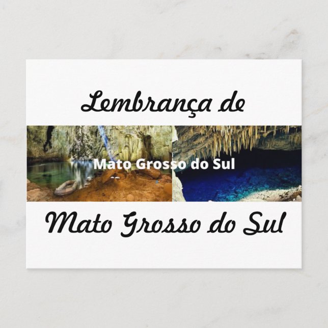 Julmarkkort souvenir från Mato Grosso do Sul Vykort (Framsida)