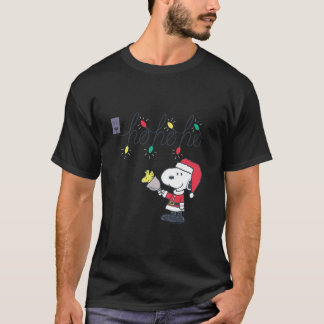 Julmarknad Santa Snoopy Ho Ho Ho T Shirt