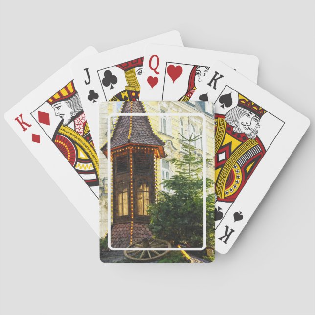 Julmarknad Spel Kort (Baksidan)