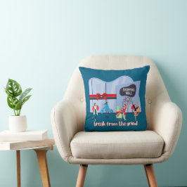 Julmarknad T-shirt Kudde