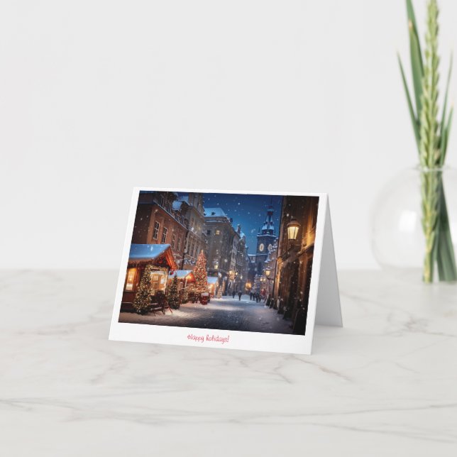 Julmarknaden Tack Kort (Framsida)