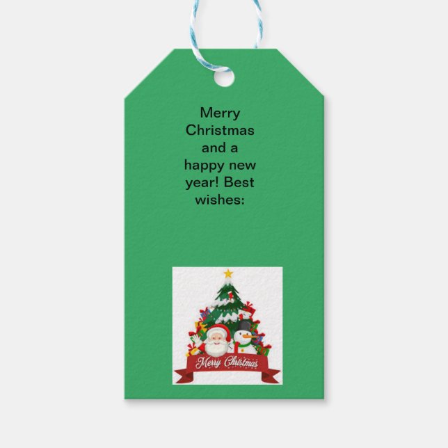 Julmärkre Presentetikett (Framsidan)