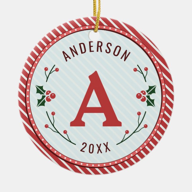 Julmarquee Ceramic Ornament (Framsidan)