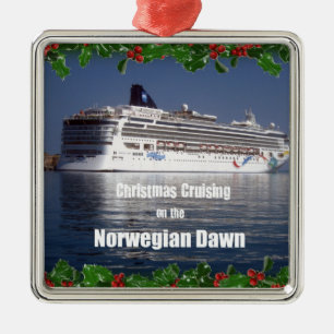 Julmarschen på norska gryningen julgransprydnad metall