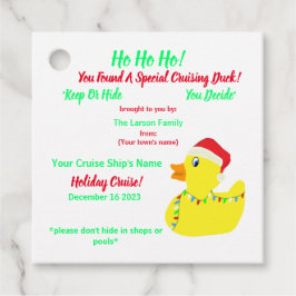 Julmarscherande Märkrn Anka Gåvor Etiketter