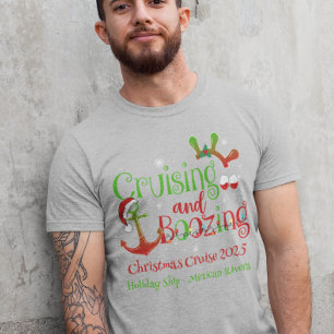 Julmarschering och Boosing Funny T Shirt