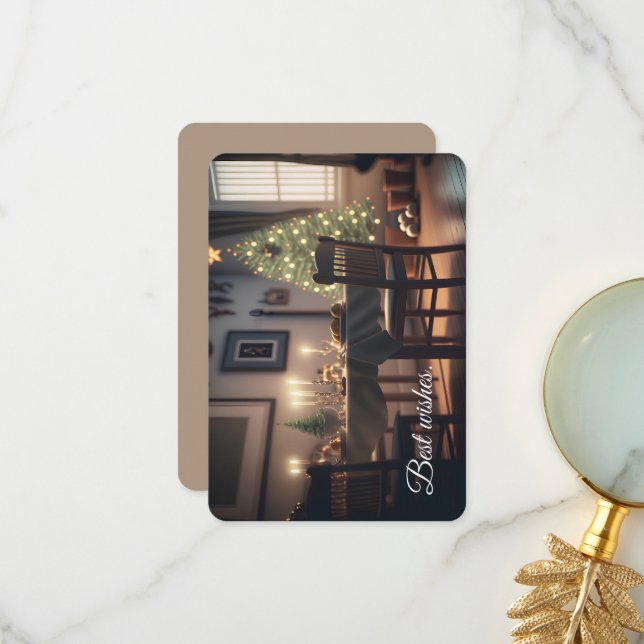 julmat tack kort (Fram/Back In Situ)