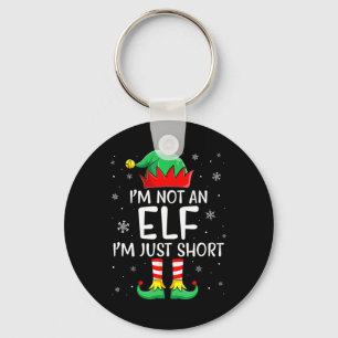 Julmatchande familj Jag är inte en Elf Im bara S Nyckelring