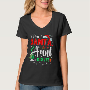 Julmatchande familj Käre Santa My Moster gjorde ja T Shirt
