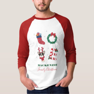 Julmatchande familj Kärlek Personlig T Shirt