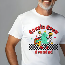 Julmatchande familj kusin besättning farfar t shirt