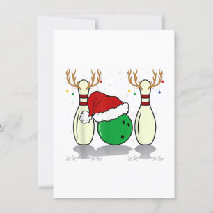 julmatchande familjebowling santa xmas inbjudningar