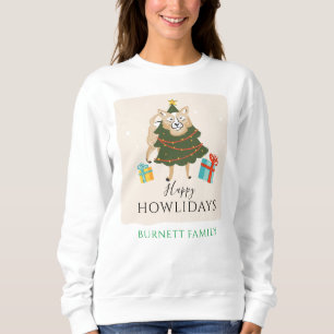 Julmatchande familjekonfigurationer - Hund Howlida T Shirt