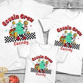 Julmatchande familjenamn kusin besättning t shirt