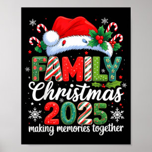 Julmatchande familjeoutfit 2025 Xmas Squad S Poster