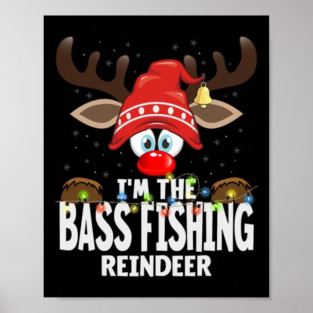 Julmatchande Jag är B Fiskande Renar  Poster (Framsidan)