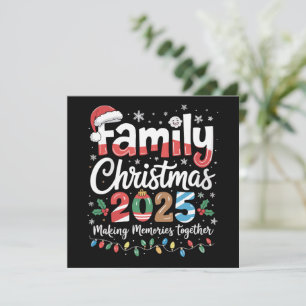 Julmatchande klänning för familjen 2025 Xmas Squad Julkort