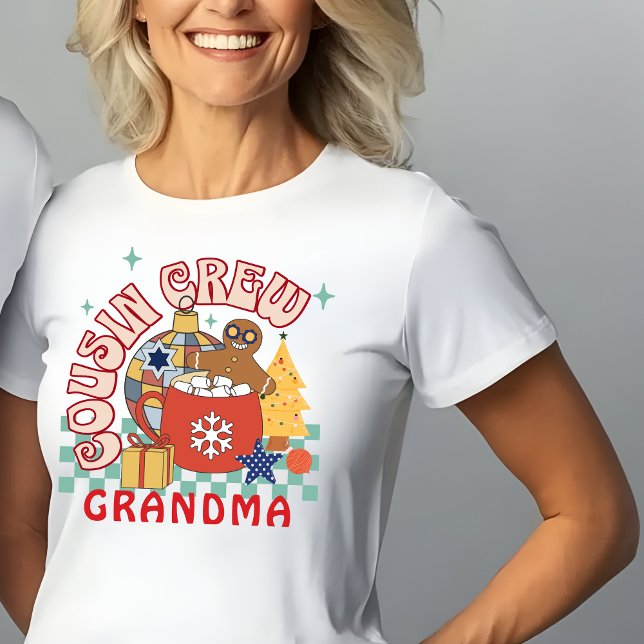 Julmatchande kusin crew mormor jul kusiner t shirt (Skapare uppladdad)