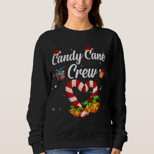 Julmatchande mynt för Cute Candy cane-besättningen T Shirt