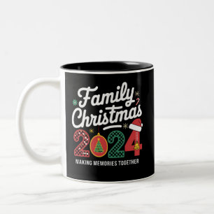 Julmatchande outfit för familjen 2024 Xmas-squad Två-Tonad Mugg