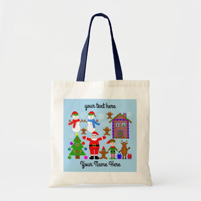 Julmatchning #2 Tote Bag Tygkasse (Framsidan)