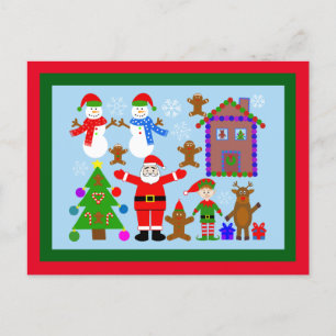 Julmatchning #2-vykort vykort